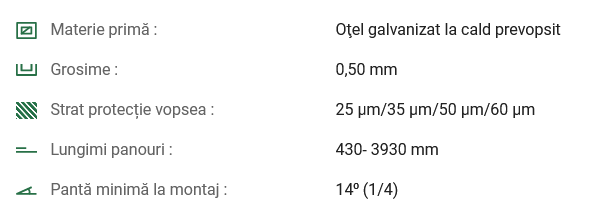 Tigla metalica Wetterbest Plus